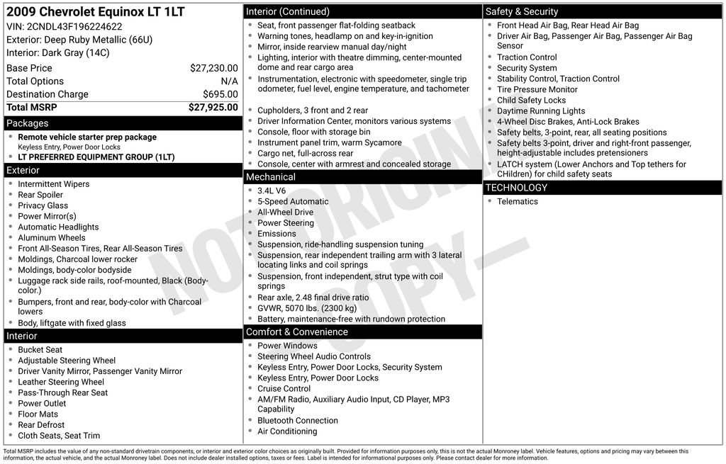 Used 2009 Chevrolet Equinox LT image 5