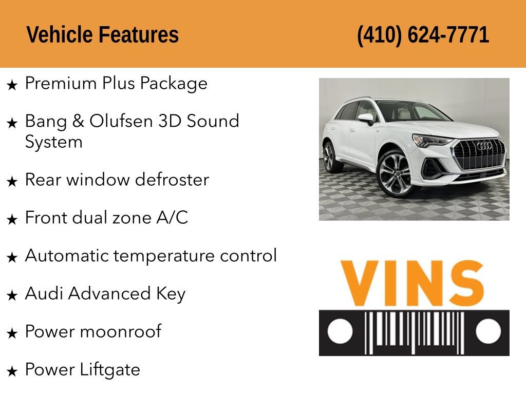 Used 2020 Audi Q3 2.0T Premium Plus w/ Premium Plus Package AWD/4WD image 5
