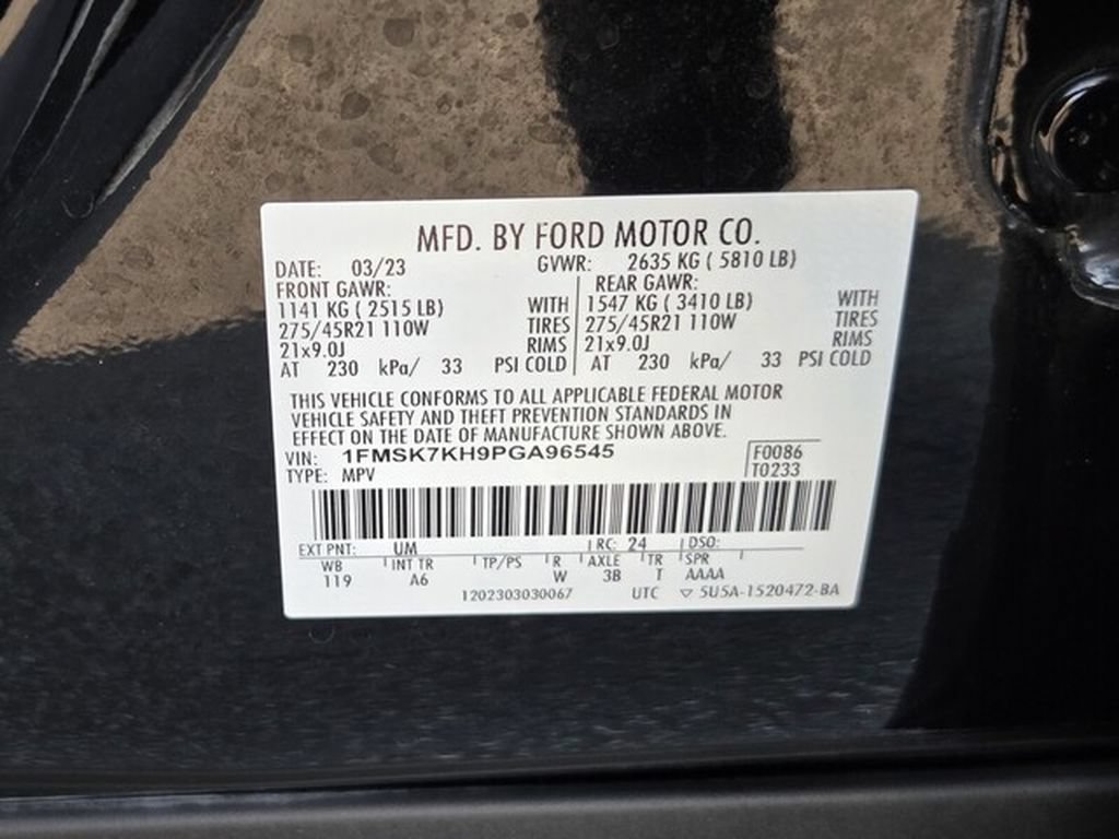 Used 2023 Ford Explorer ST-Line w/ Class IV Trailer Tow Package RWD image 30