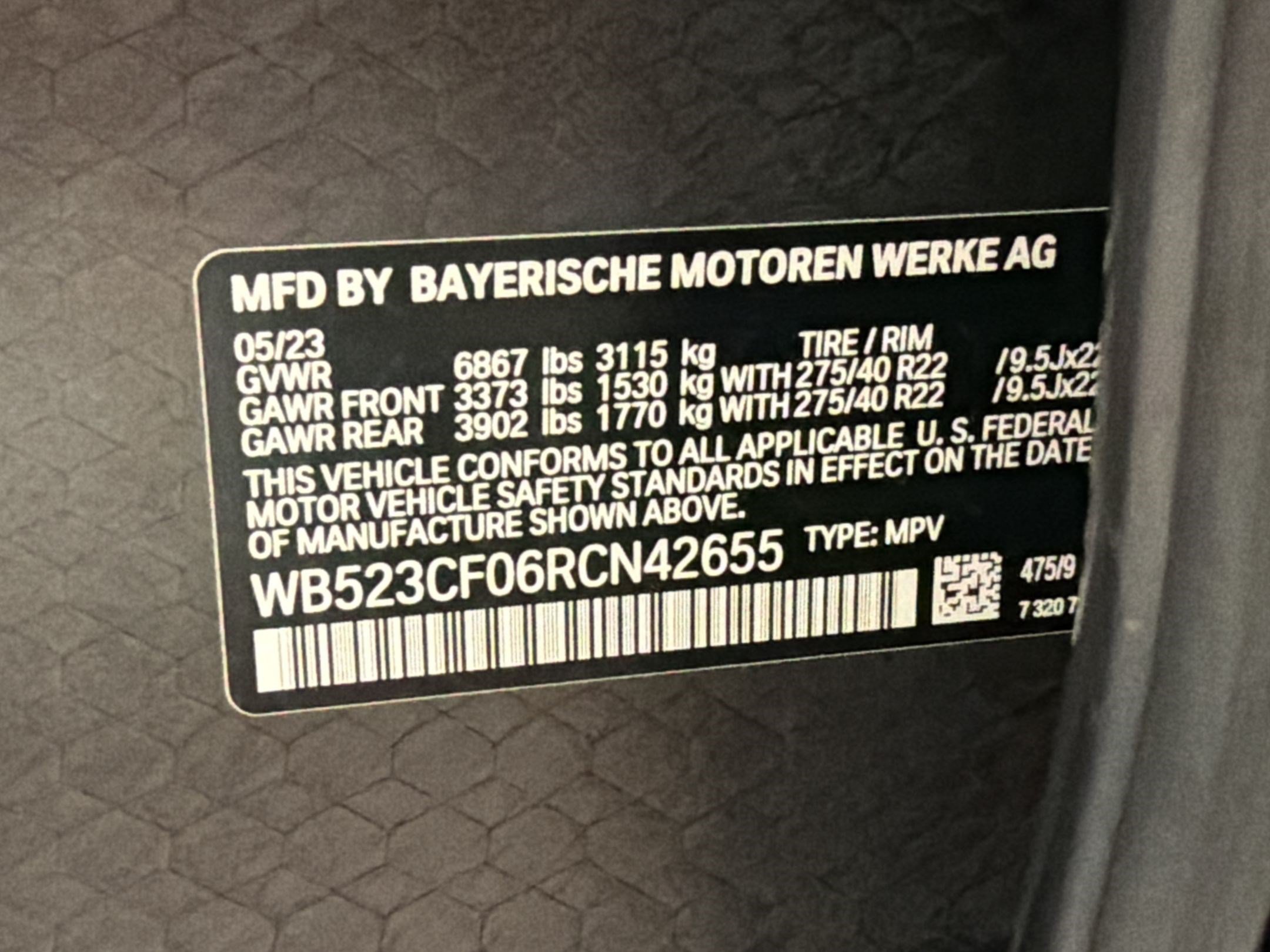 Certified 2024 BMW iX xDrive50 w/ Sport Package AWD/4WD image 27