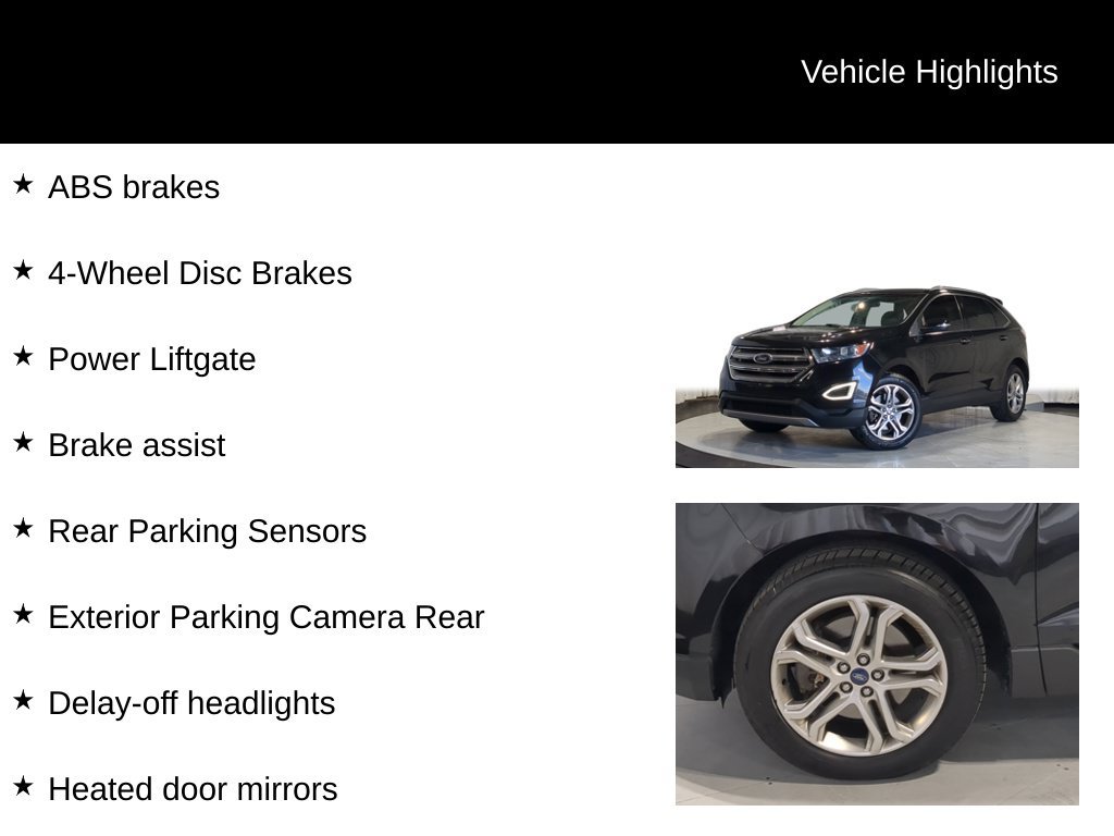 Used 2018 Ford Edge Titanium w/ Technology Package AWD/4WD image 13