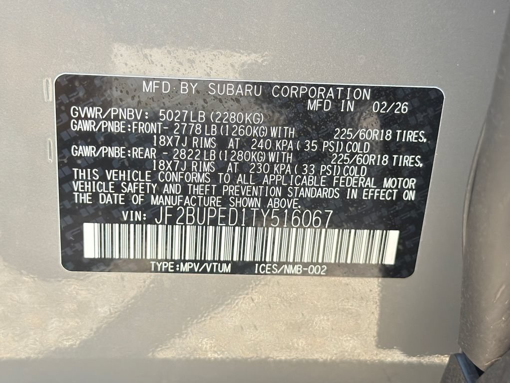 Certified 2026 Subaru Outback Touring AWD/4WD image 32