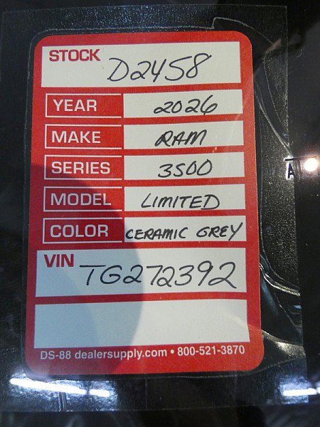 New 2026 RAM 3500 Limited AWD/4WD image 37