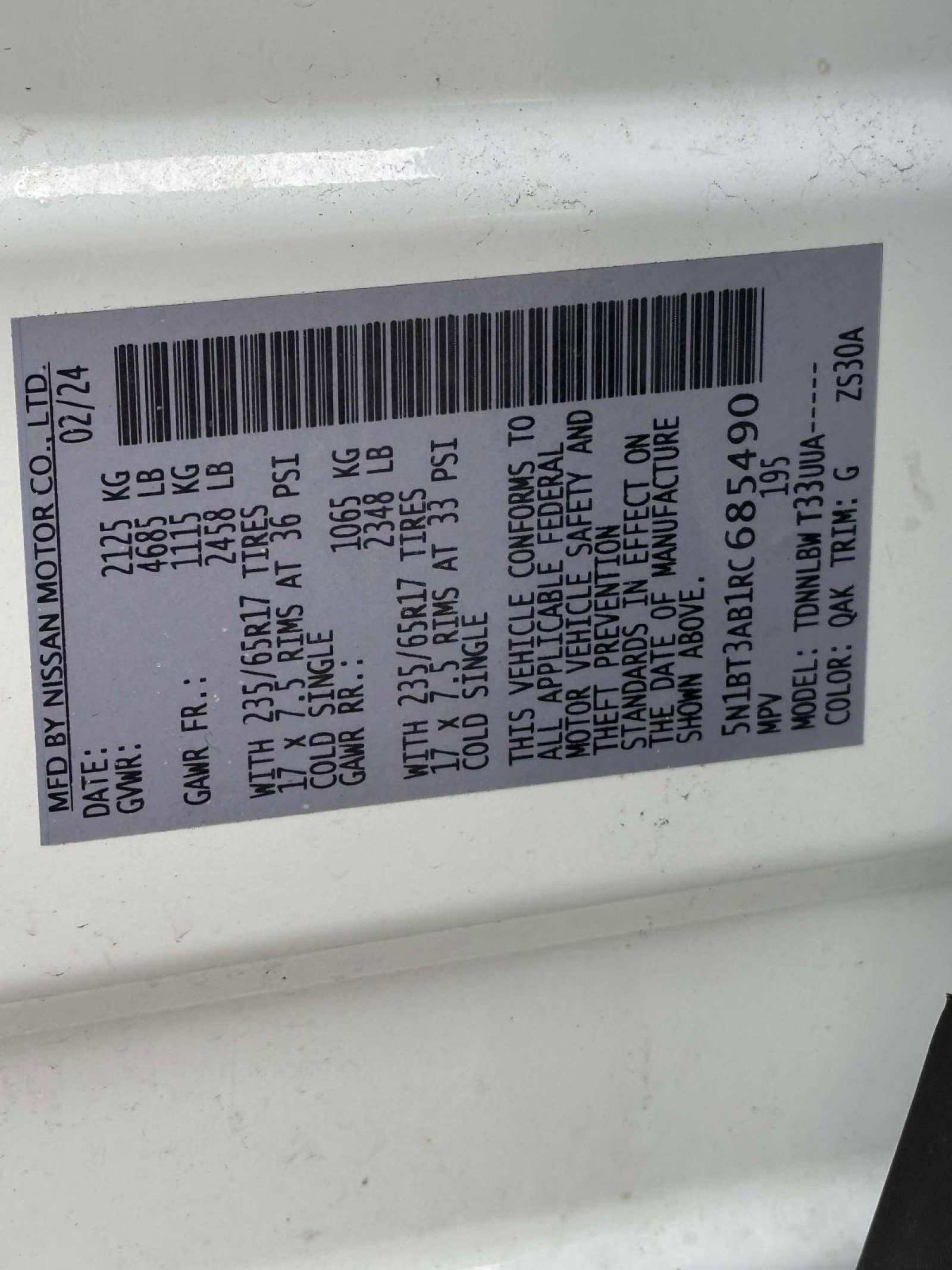 Used 2024 Nissan Rogue S image 31