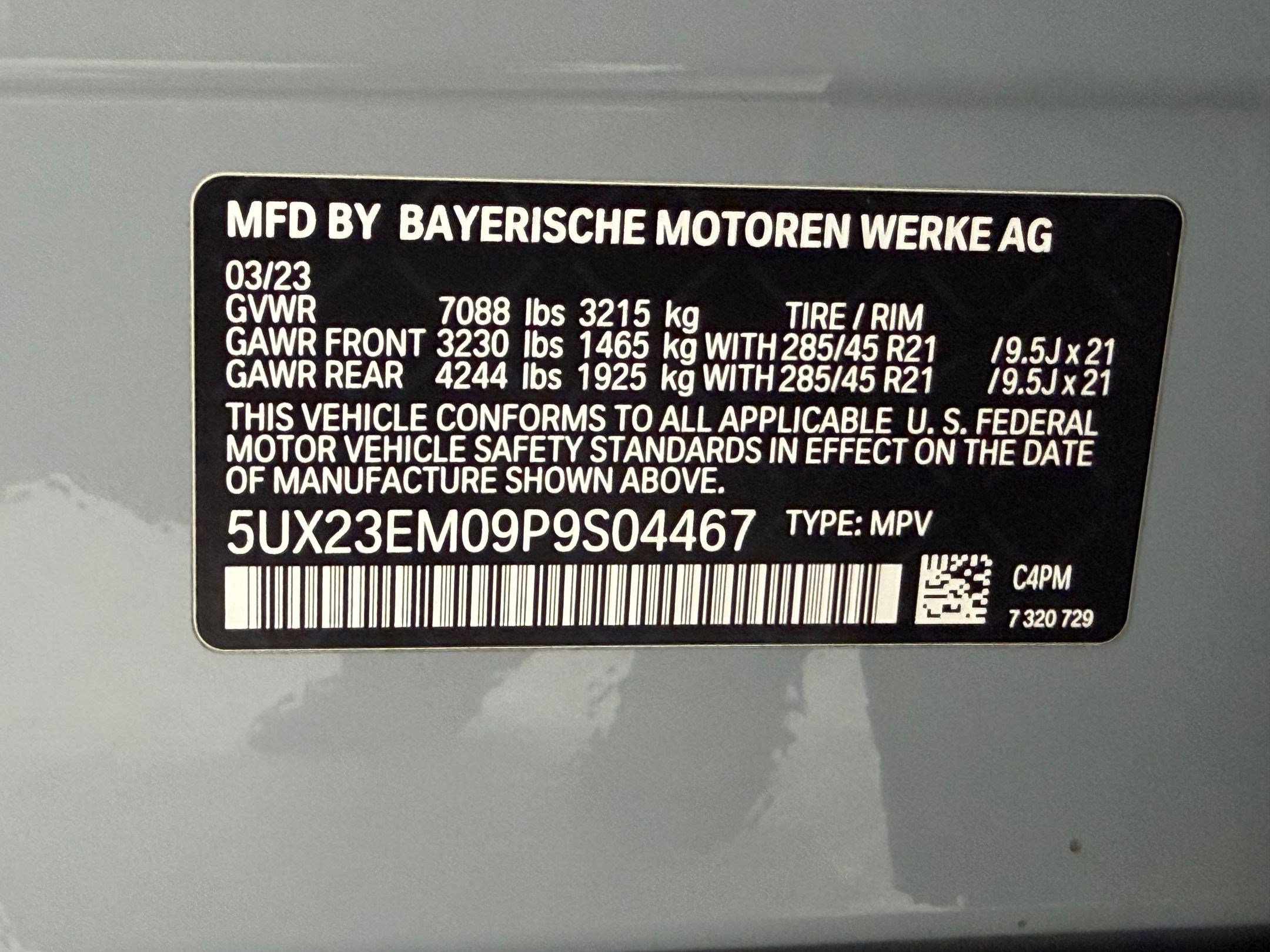 Certified 2023 BMW X7 xDrive40i w/ M Sport Package image 22