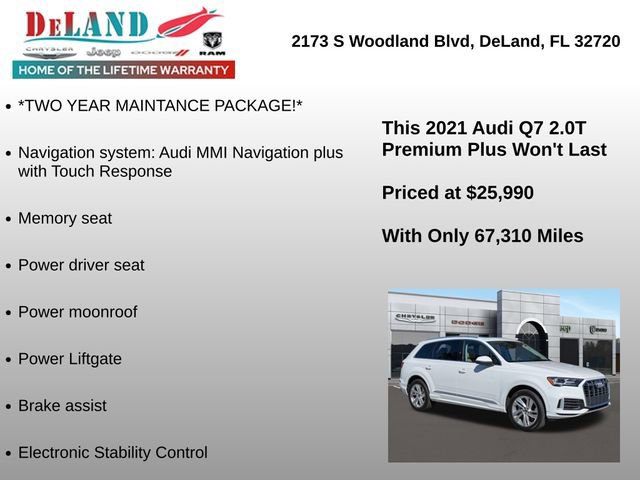 Used 2021 Audi Q7 2.0T Premium Plus w/ Executive Package image 6