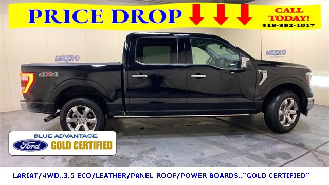 Certified 2023 Ford F150 Lariat w/ Equipment Group 502A High image 3
