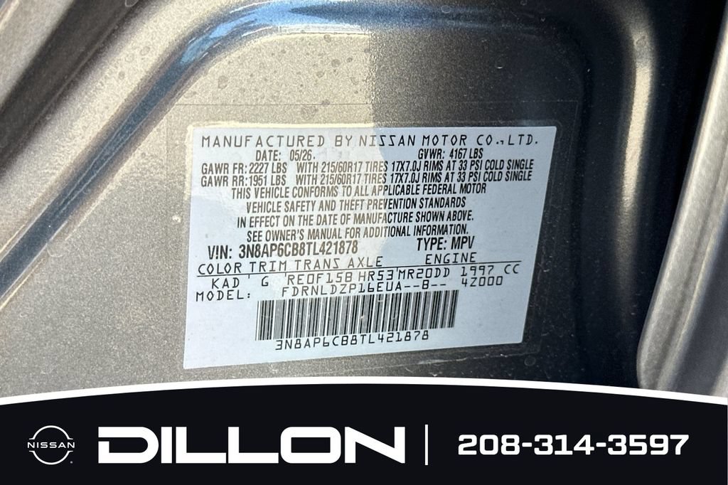New 2026 Nissan Kicks SV w/ Interior Electronics Package AWD/4WD image 31