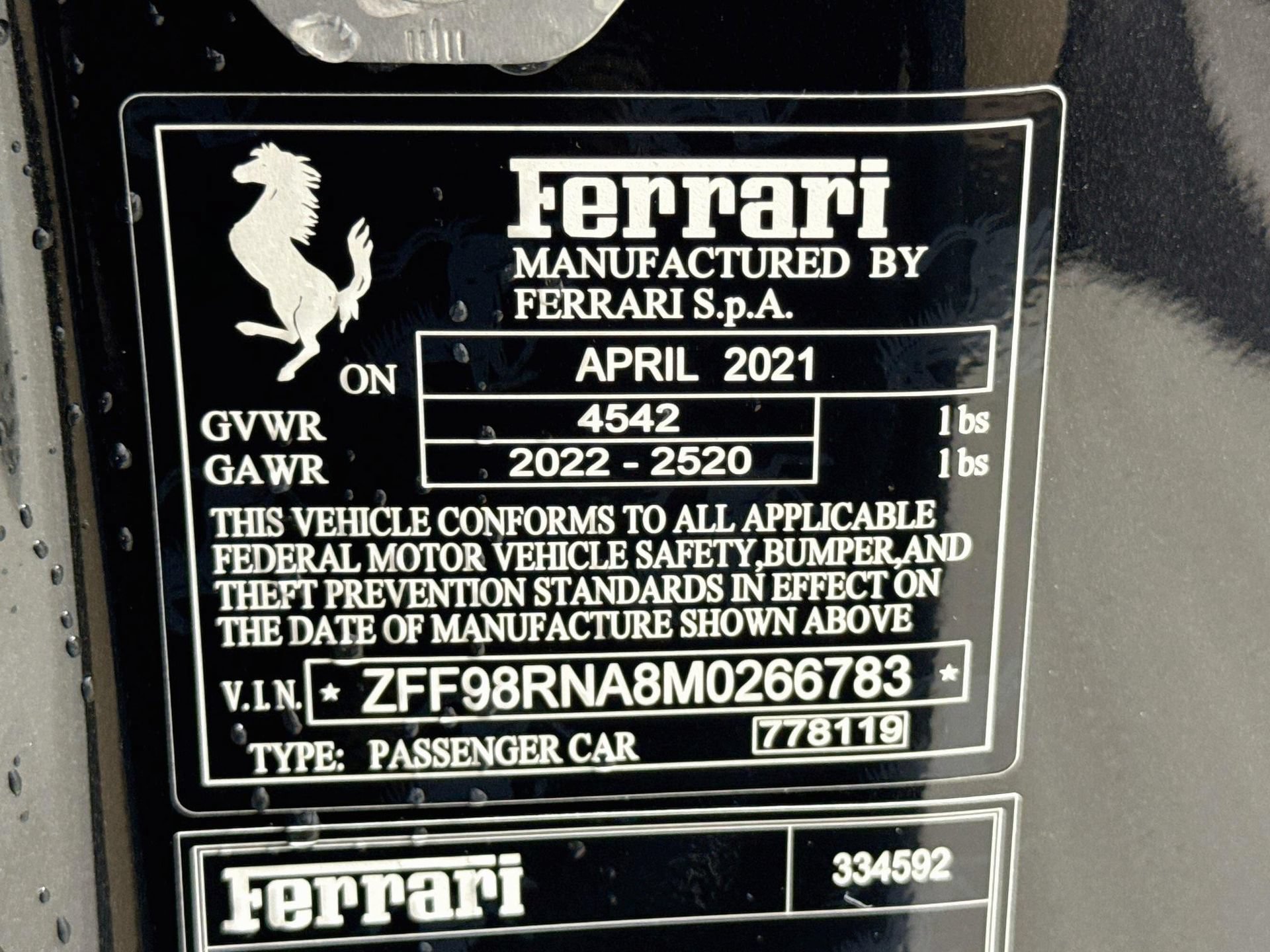Certified 2021 Ferrari Roma RWD image 29