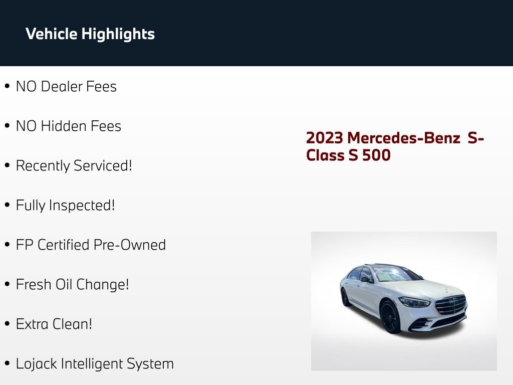 Used 2023 Mercedes-Benz S 500 4MATIC image 2