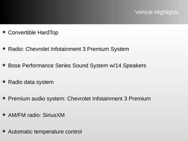 Used 2024 Chevrolet Corvette Stingray Premium Conv w/ Z51 Performance Package image 22