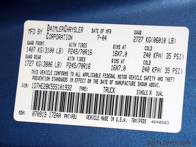 Used 2005 Dodge Dakota ST image 26