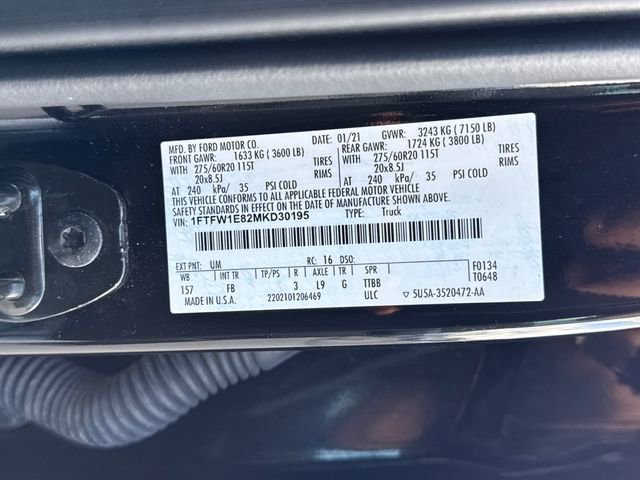 Used 2021 Ford F150 XLT w/ Equipment Group 302A High AWD/4WD image 30