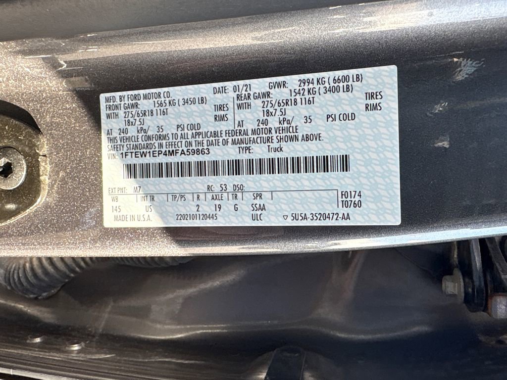 Used 2021 Ford F150 XLT w/ Equipment Group 302A High image 29