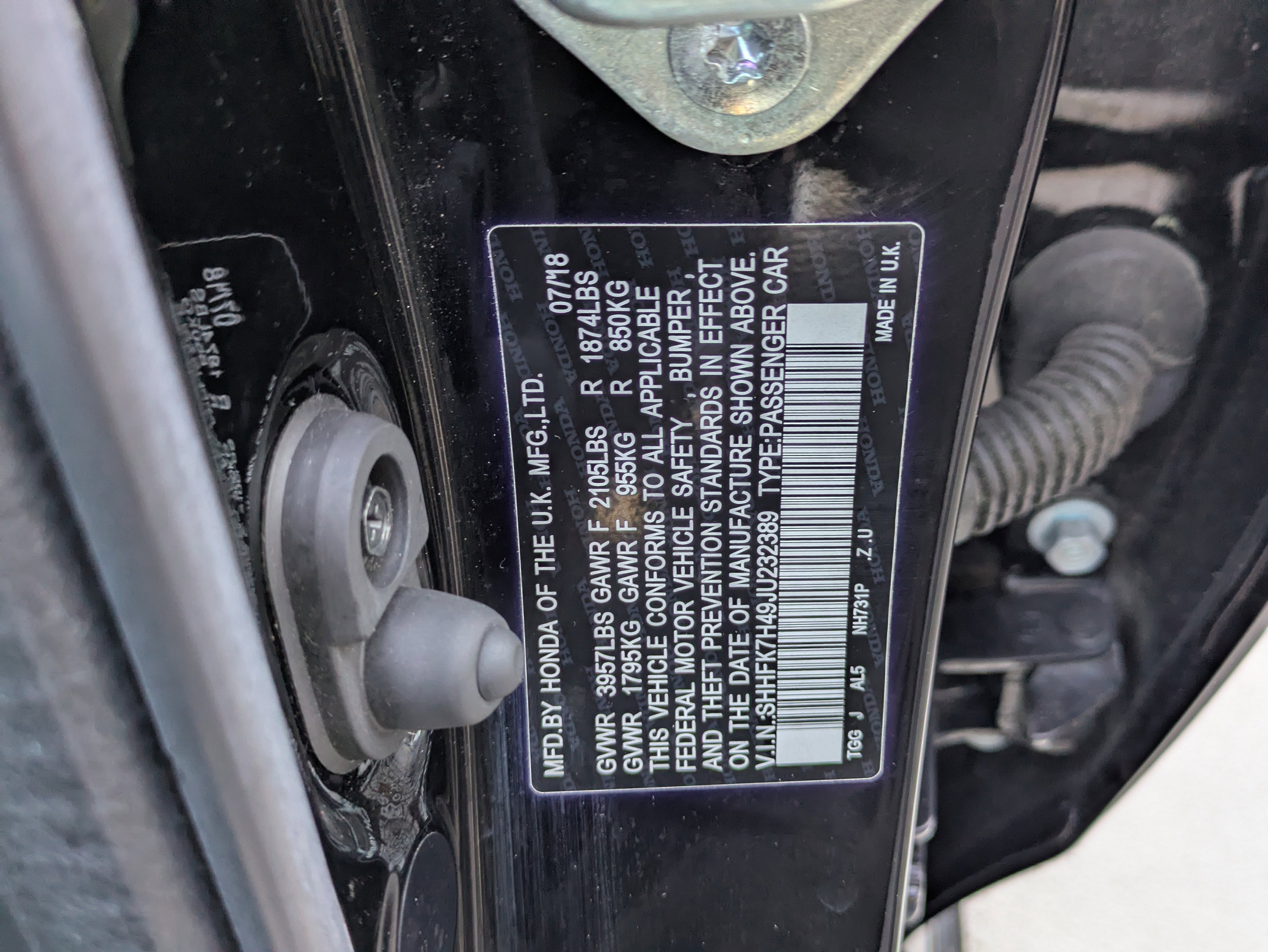 Certified 2018 Honda Civic Sport image 38