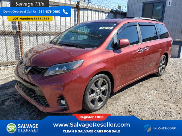 Used 2020 Toyota Sienna SE w/ Carpet Mat Package FWD image 1