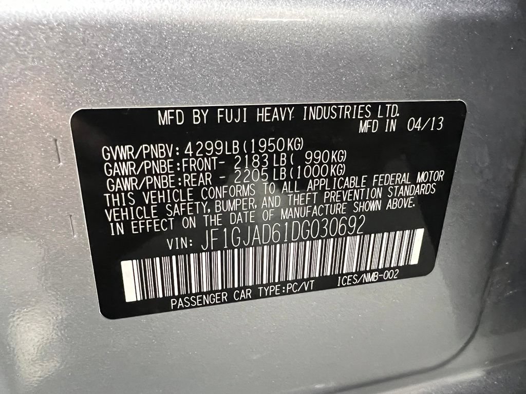 Used 2013 Subaru Impreza 2.0i Premium w/ Alloy Wheel Pkg + Moonroof AWD/4WD image 38