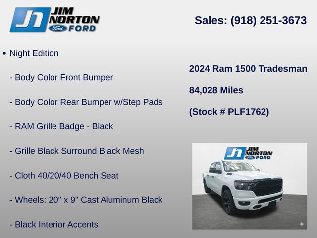 Used 2024 RAM 1500 Tradesman w/ Night Edition AWD/4WD image 15