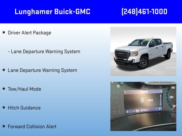 Used 2021 GMC Canyon AT4 w/ Driver Alert Package AWD/4WD image 12