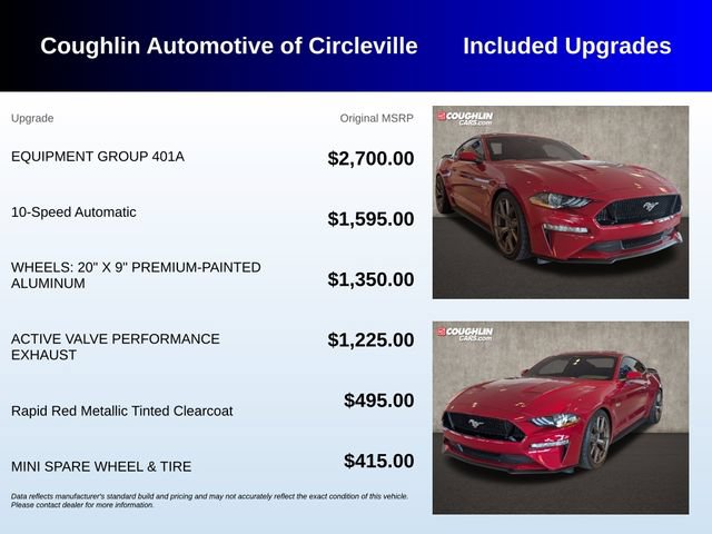 Used 2022 Ford Mustang GT Premium w/ Equipment Group 401A RWD image 3