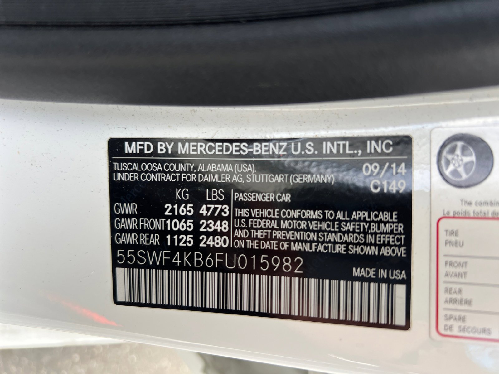 Used 2015 Mercedes-Benz C 300 4MATIC Sedan image 17