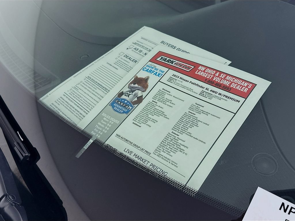 Certified 2023 Nissan Pathfinder SL w/ SL Premium Package AWD/4WD image 13
