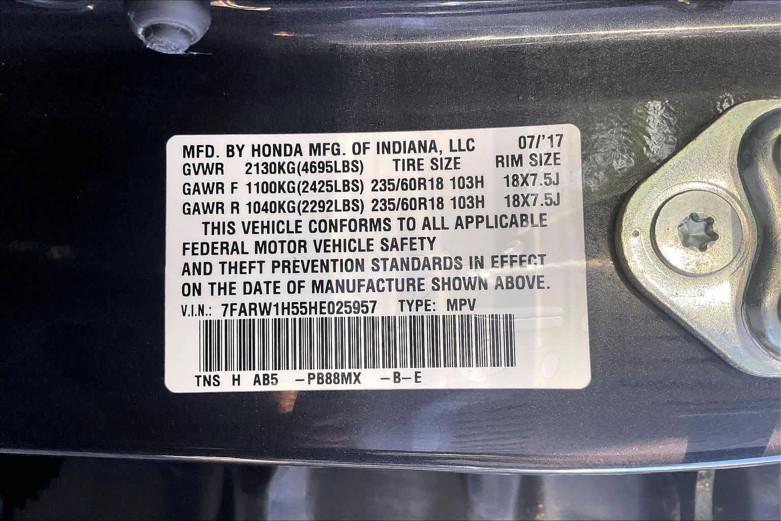 Used 2017 Honda CR-V EX image 34