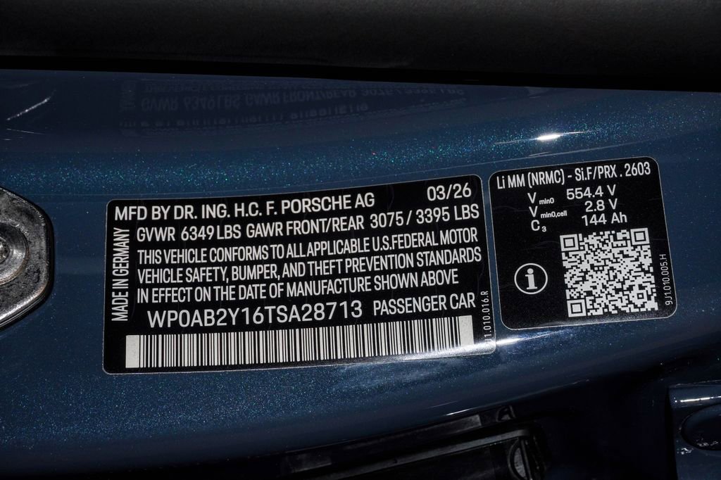 New 2026 Porsche Taycan 4S AWD/4WD image 30