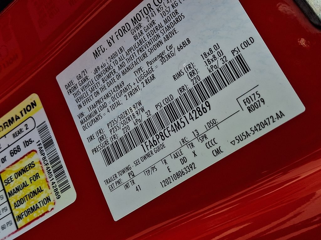 Used 2021 Ford Mustang GT Premium RWD image 27