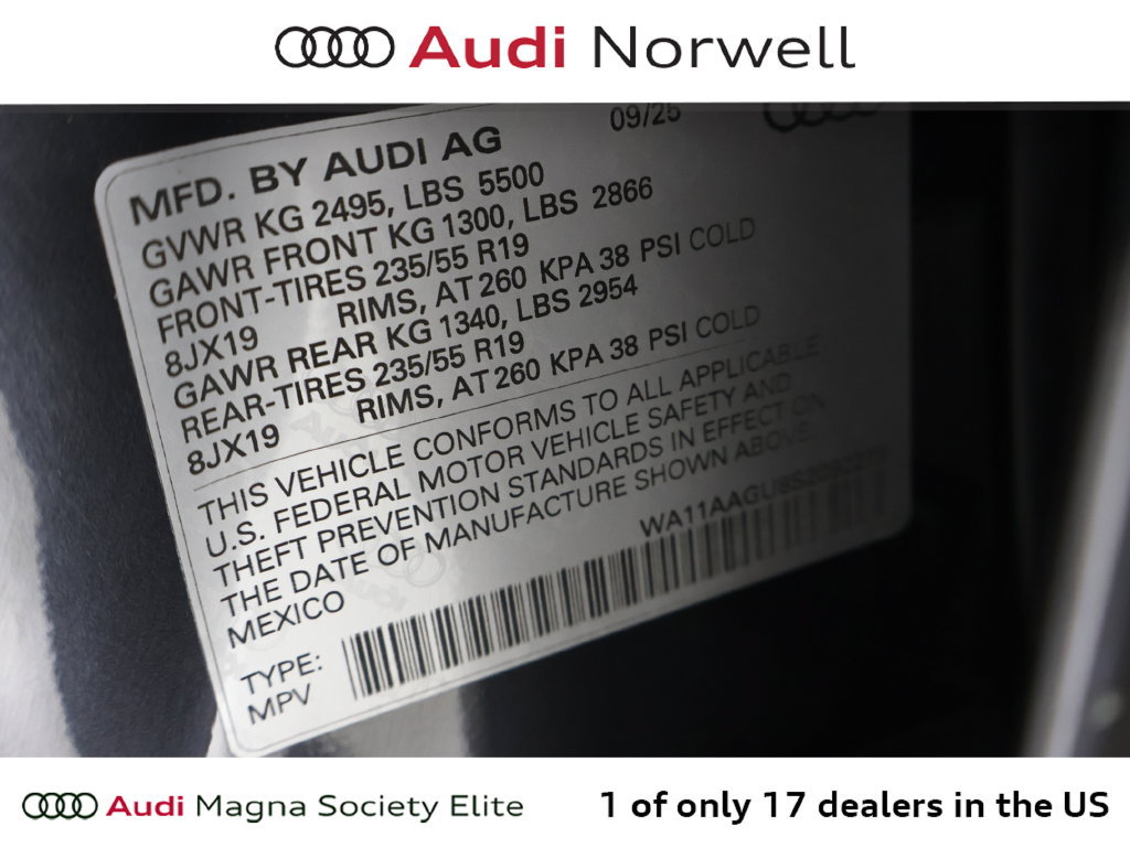 Certified 2025 Audi Q5 Premium w/ Convenience Package AWD/4WD image 3