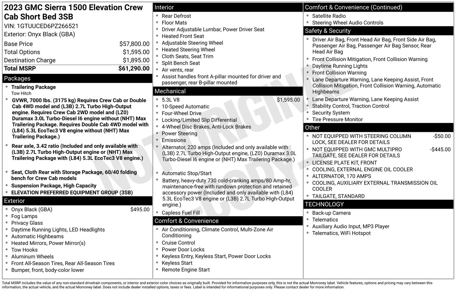 Used 2023 GMC Sierra 1500 Elevation image 2