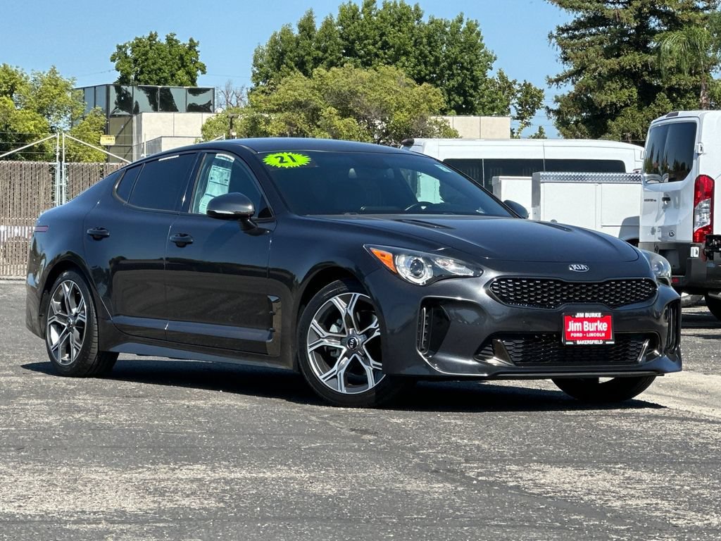 Used 2021 Kia Stinger GT-Line w/ Paint Protection Package RWD image 1