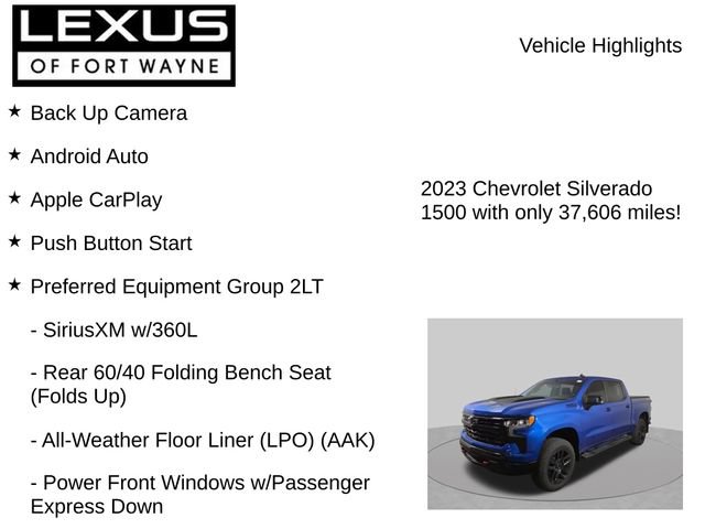 Used 2023 Chevrolet Silverado 1500 LT Trail Boss w/ LPO, Dark Essentials Package AWD/4WD image 8