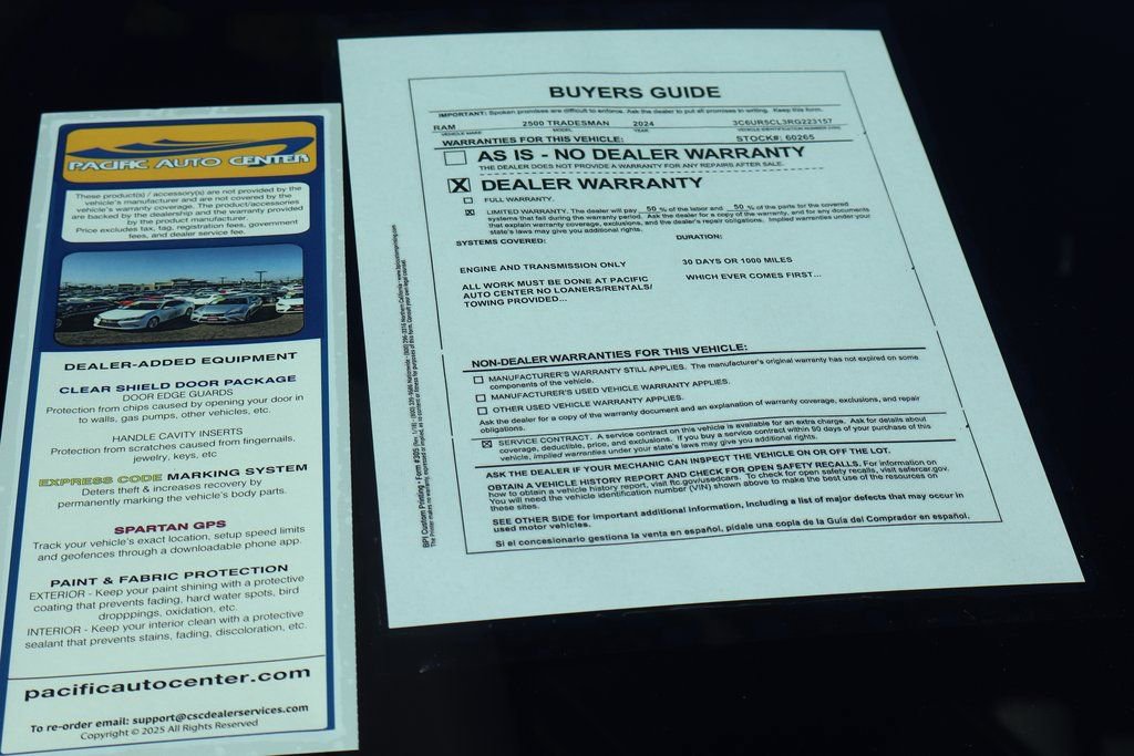 Used 2024 RAM 2500 Tradesman w/ Chrome Appearance Group image 52