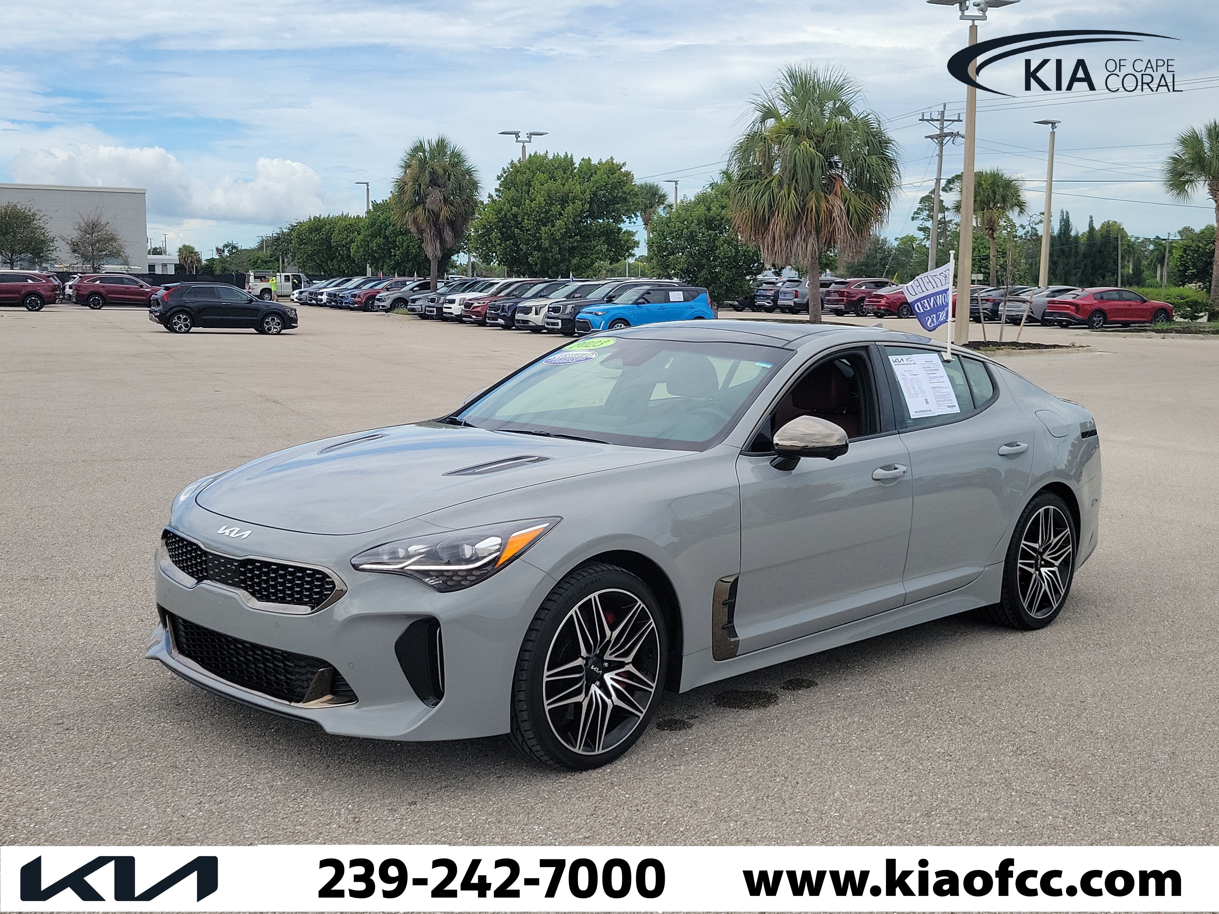 Used 2023 Kia Stinger GT2 w/ Red Interior Color Package AWD/4WD image 3