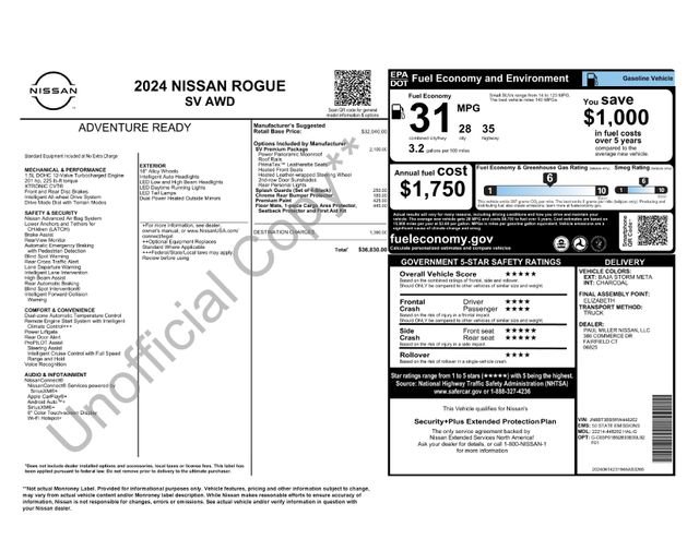 Used 2024 Nissan Rogue SV w/ SV Premium Package image 11
