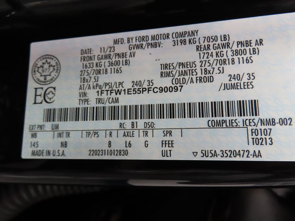 Used 2023 Ford F150 Tremor w/ Equipment Group 402A High image 63