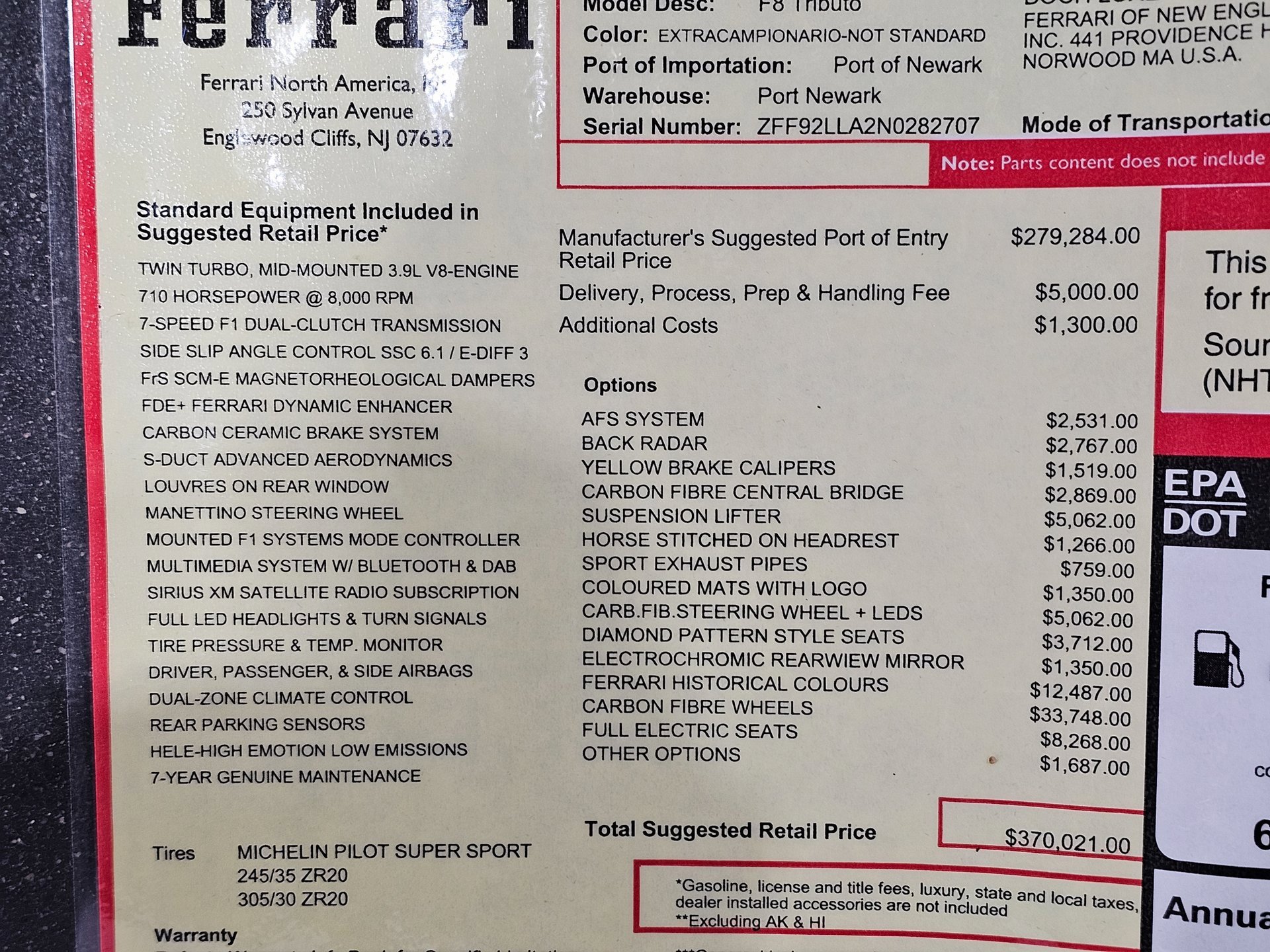 Used 2022 Ferrari F8 Tributo image 3