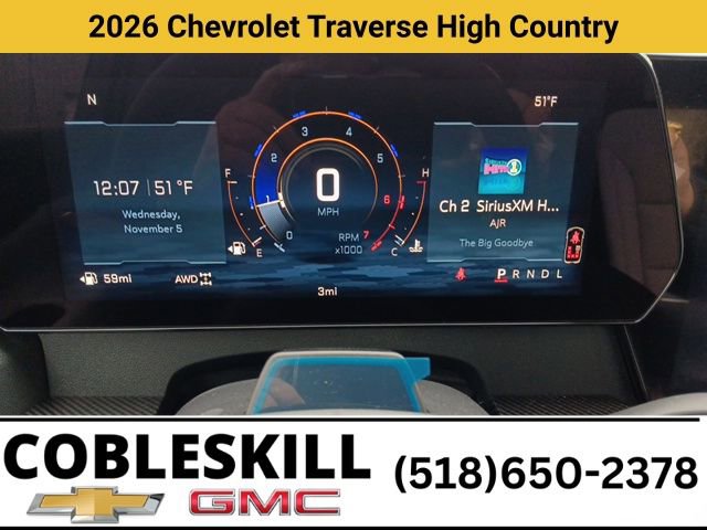New 2026 Chevrolet Traverse High Country w/ LPO, Floor Liner Package image 17