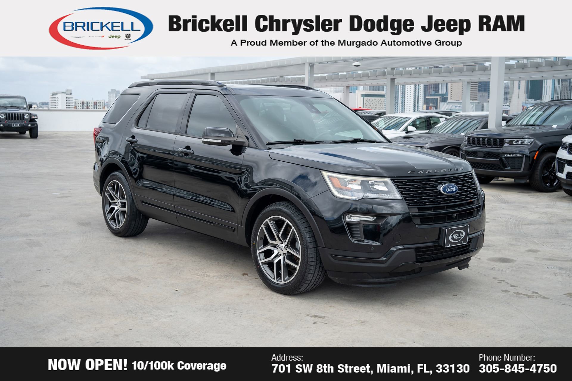 Used 2018 Ford Explorer Sport w/ Equipment Group 401A image 3
