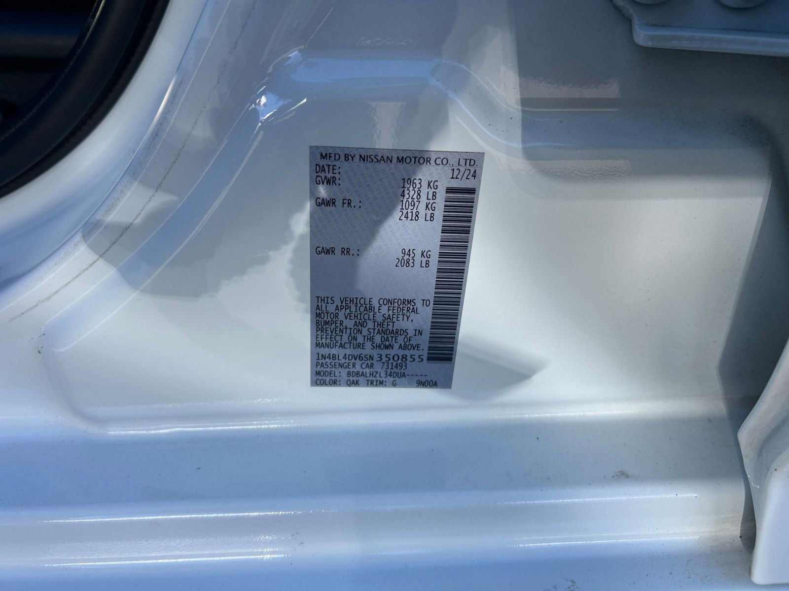 Used 2025 Nissan Altima 2.5 SV image 28