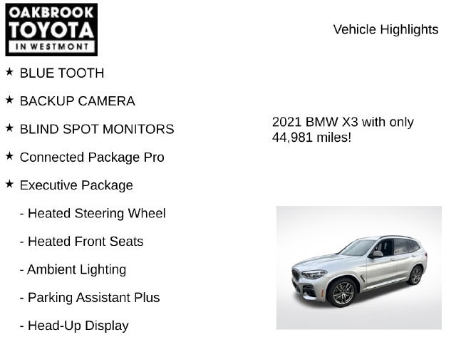 Used 2021 BMW X3 M40i w/ Executive Package AWD/4WD image 5