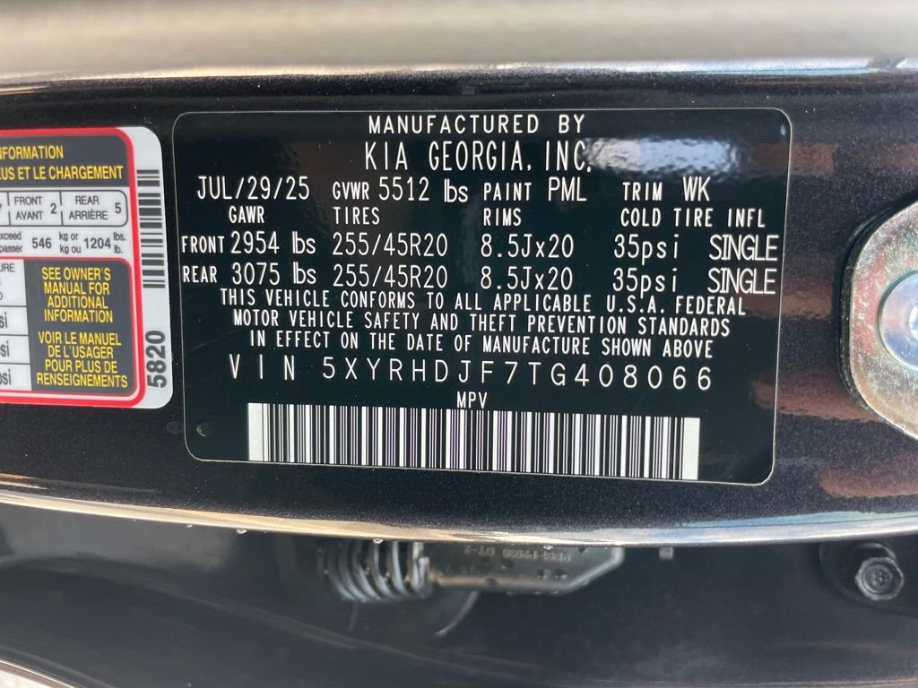 New 2026 Kia Sorento EX image 36