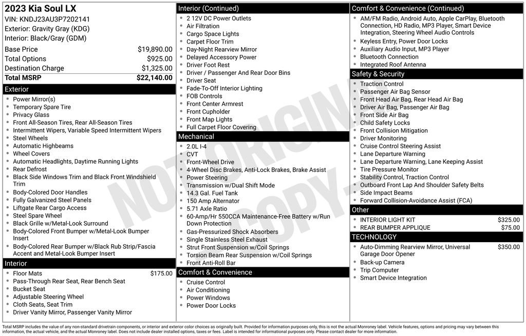 Used 2023 Kia Soul LX image 3