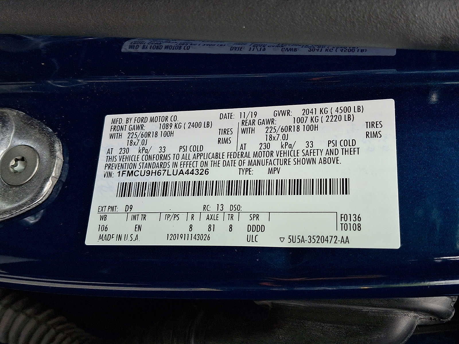 Used 2020 Ford Escape SEL AWD/4WD image 26