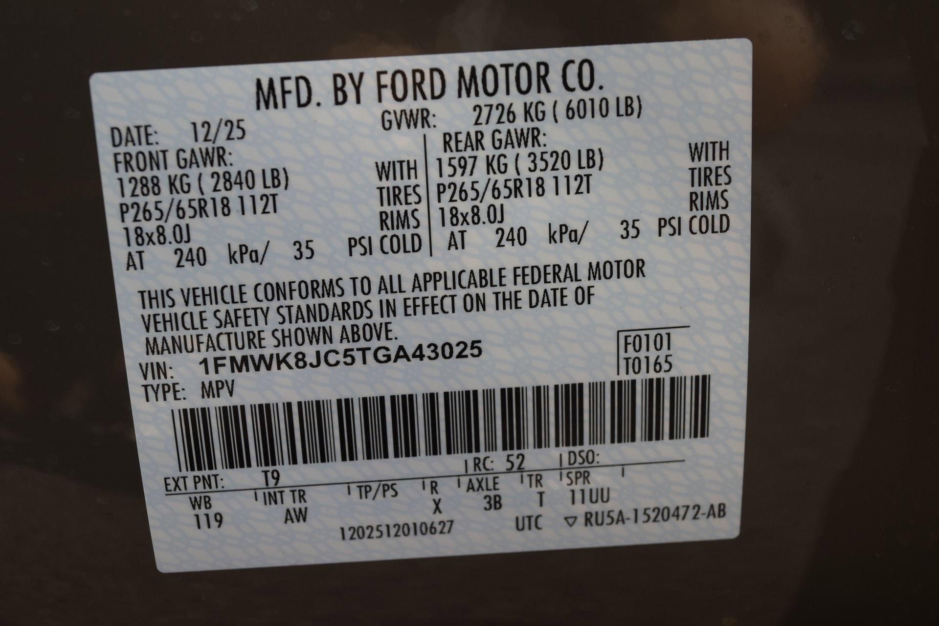 New 2026 Ford Explorer Tremor w/ Tremor Ultimate Package image 28