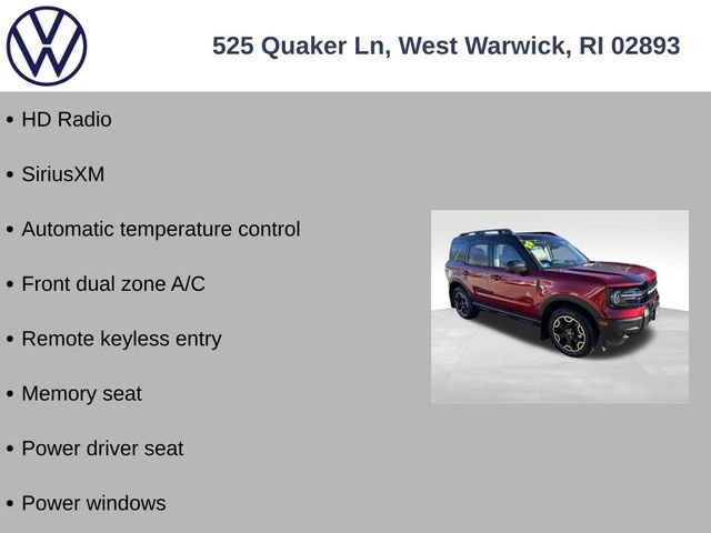 Used 2025 Ford Bronco Sport Outer Banks w/ Outer Banks Tech Package+ image 12