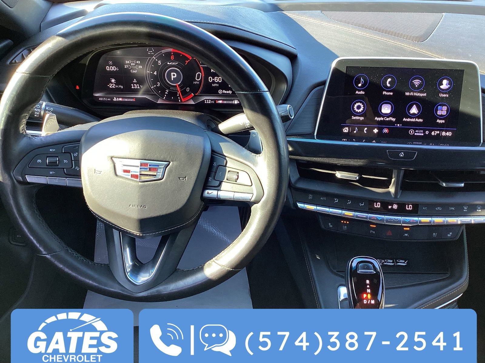 Used 2023 Cadillac CT4 V w/ Technology Package AWD/4WD image 17