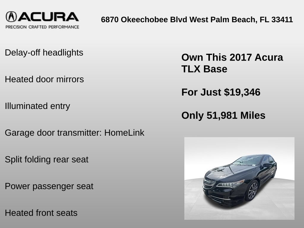 Used 2017 Acura TLX V6 w/ Technology Package FWD image 12