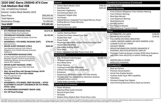 Used 2020 GMC Sierra 2500 AT4 w/ AT4 Premium Package image 44